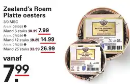 Sligro Zeeland's Roem Platte oesters aanbieding