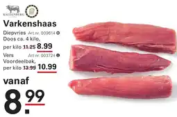 Sligro Varkenshaas aanbieding