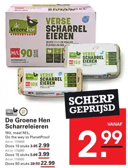 Sligro De Groene Hen Scharreleieren aanbieding