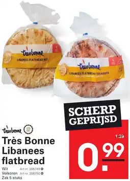 Sligro Très Bonne Libanees flatbread aanbieding