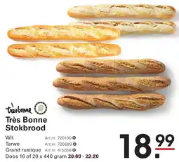 Sligro Très Bonne Stokbrood aanbieding