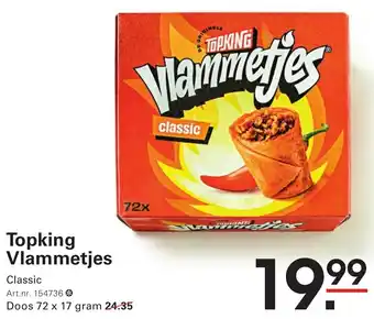 Sligro Topking Vlammetjes aanbieding