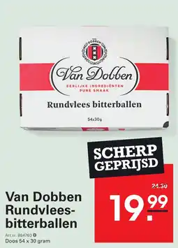 Sligro Van Dobben Rundvlees Bitterballen aanbieding