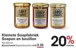 Sligro Kleinste Soepfabriek Soepen en bouillon aanbieding