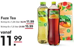 Sligro Fuze Tea aanbieding