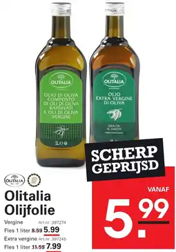 Sligro Olitalia Olijfolie aanbieding