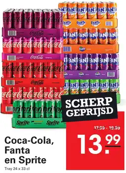 Sligro Coca-Cola, Fanta en Sprite aanbieding