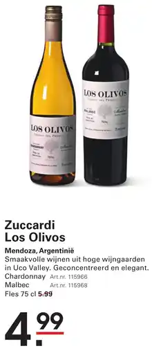 Sligro Zuccardi Los Olivos aanbieding