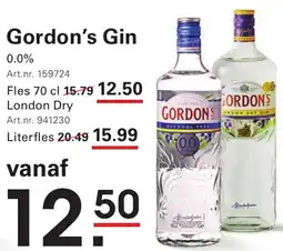 Sligro Gordon's Gin aanbieding