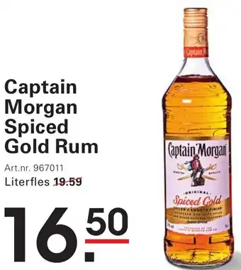 Sligro Captain Morgan Spiced Gold Rum aanbieding