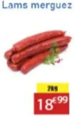 Tanger Markt Lams merguez aanbieding