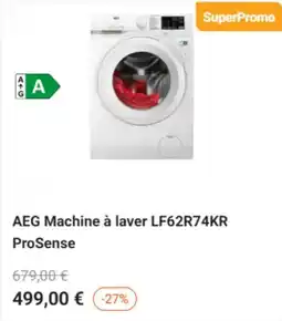 Krëfel AEG Machine à laver LF62R74KR ProSense aanbieding