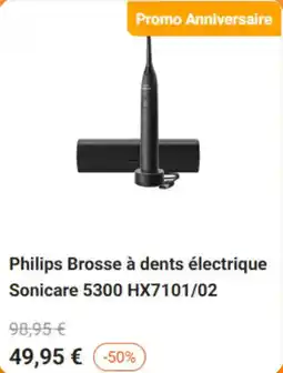 Krëfel Philips Brosse à dents électrique Sonicare 5300 HX7101/02 aanbieding