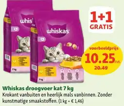 Maxi Zoo Whiskas droogvoer kat aanbieding