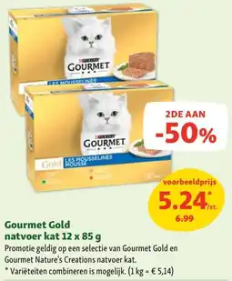 Maxi Zoo Gourmet Gold natvoer kat aanbieding
