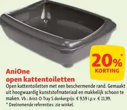 Maxi Zoo AniOne open kattentoiletten aanbieding