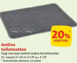 Maxi Zoo AniOne toiletmatten aanbieding