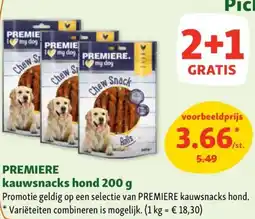 Maxi Zoo Premiere kauwsnacks hond aanbieding