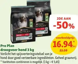 Maxi Zoo Pro Plan droogvoer hond aanbieding