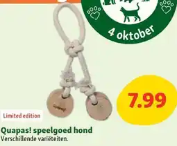 Maxi Zoo Quapas! speelgoed hond aanbieding