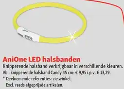 Maxi Zoo AniOne LED halsbanden aanbieding