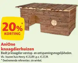 Maxi Zoo AniOne knaagdierhuizen aanbieding