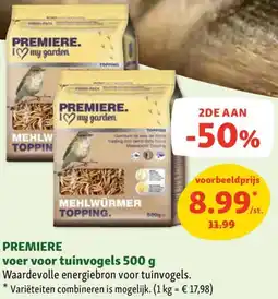 Maxi Zoo Premiere voer voor tuinvogels aanbieding