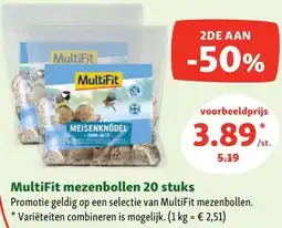 Maxi Zoo MultiFit mezenbollen aanbieding