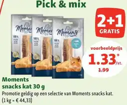 Maxi Zoo Moments snacks kat aanbieding
