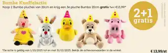 Multi bazar Bumba Knuffelactie aanbieding