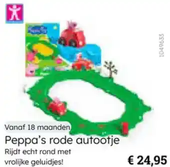 Multi bazar Peppa's rode autootje aanbieding