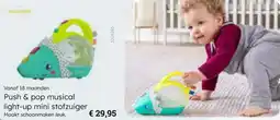 Multi bazar Push & pop musical light-up mini stofzuiger aanbieding