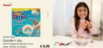 Multi bazar Doodle n dip aanbieding
