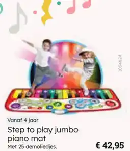 Multi bazar Step to play jumbo piano mat aanbieding