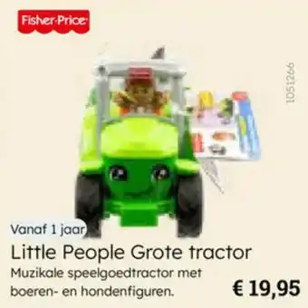 Multi bazar Fisher Price Little People Grote tractor aanbieding