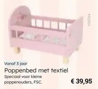 Multi bazar Poppenbed met textiel aanbieding