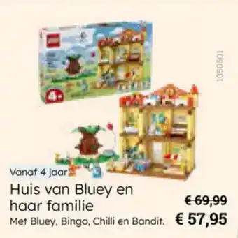 Multi bazar Huis van Bluey en haar familie aanbieding