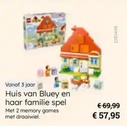 Multi bazar Huis van Bluey en haar familie spel aanbieding