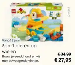 Multi bazar 3-in-1 dieren op wielen aanbieding