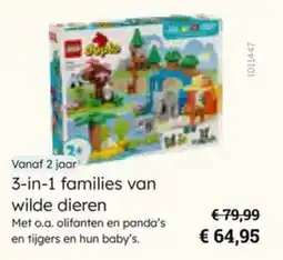 Multi bazar 3-in-1 families van wilde dieren aanbieding