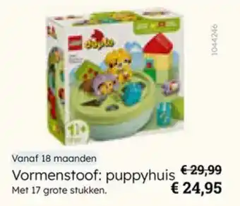 Multi bazar Vormenstoof: puppyhuis aanbieding