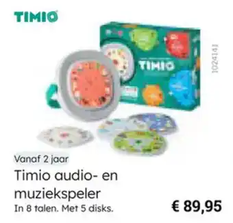 Multi bazar Timio audio en Muziekspeler aanbieding