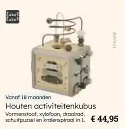 Multi bazar Houten activiteitenkubus aanbieding
