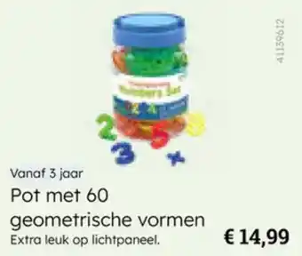 Multi bazar Pot met 60 geometrische vormen aanbieding
