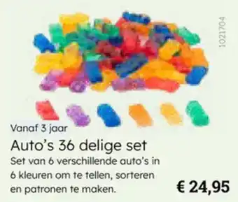 Multi bazar Auto's 36 Delige Set aanbieding
