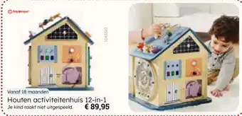 Multi bazar Houten activiteitenhuis 12-in-1 aanbieding