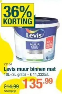 Cevo Levis Muur Binnen Mat aanbieding