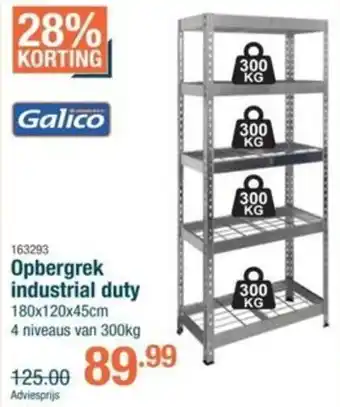 Cevo Galico Opbergrek Industrial Duty aanbieding