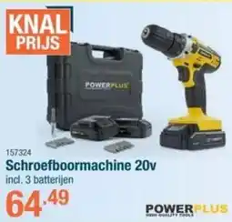 Cevo PowerPlus Schroefboormachine 20V aanbieding