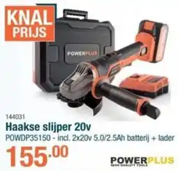 Cevo Power Plus Haakse Slijper 20V aanbieding